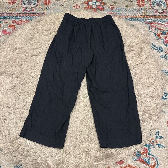 Madewell wideleg linen blend pull on pants size 8 - Picture 5 of 5